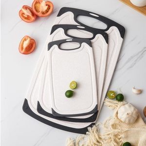 ชุดเขียงพลาสติก 3 ชิ้น พร้อมร่องสำหรับน้ำผลไม้และร่องสำหรับบดกระเทียม - Product Image 4