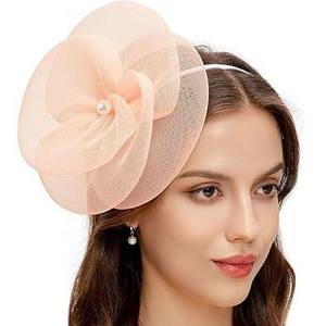 ที่คาดผมประดับมุกดอกไม้ที่มีสีสันสวยงาม - Product Image 4