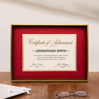 Cadre photo personnalisé HuaJia à changement de couleur, cadre personnalisé pour diplôme en plastique, vente en gros, cadre créatif mural pour certificat