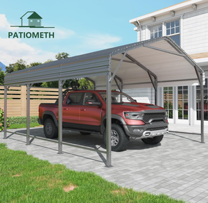 Abri de voiture en métal 11x19 pieds, structure renforcée, acier galvanisé antirouille, abri extérieur, directement de l'usine - Product Image 6