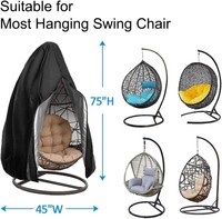 Fournisseur chinois de meubles d'extérieur, tissu imperméable à l'eau, balançoire d'extérieur, chaises à œufs