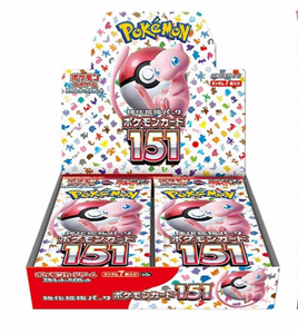 Boîte de <span class=keywords><strong>boosters</strong></span> de jeu de société <span class=keywords><strong>Pokémon</strong></span> TCG 151 SV2A Écarlate et Violet, version japonaise originale scellée, pack de <span class=keywords><strong>boosters</strong></span> PTGG - Product Image 1