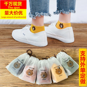 Bear-Shaped Cotton Ankle Socks Casual Sports Invisible Boat Socks For Men And Women 10 Colors Youth Style - Product Image 1