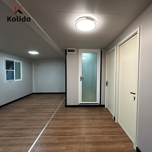 20ft mở rộng gấp container Cấu trúc thép biệt thự ngoài trời văn phòng vật liệu xây dựng bằng gỗ Sandwich Panel container nhà - Product Image 3