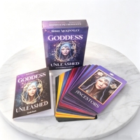 Jeu de cartes Oracle personnalisé avec impression sur mesure, cartes de tarot imprimées OEM avec boîte cadeau et guide