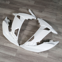 Kit de carénage en ABS injecté, ensemble de carrosserie adapté à Kawasaki Ninja 650 ER6F 2017-2019, pièces de moto non peintes, carénage XF-4137-W