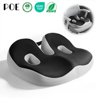 Coussin de siège de voiture en mousse à mémoire de forme orthopédique pour chaises de bureau - Ergonomique, lavable, personnalisable avec technique de couture