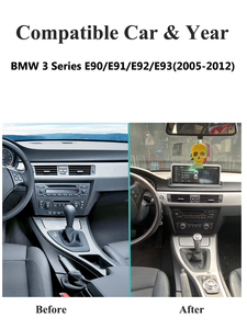 10.25 "<span class=keywords><strong>Android</strong></span> 13 écran d'autoradio pour <span class=keywords><strong>BMW</strong></span> E90 E91 <span class=keywords><strong>E92</strong></span> E93 2005 - 2012 lecteur multimédia sans fil Carplay <span class=keywords><strong>Android</strong></span> Auto - Product Image 2