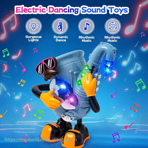 Sept 2025 Xu Hướng Điện Nhảy Múa Sax Đồ Chơi Bé <span class=keywords><strong>Robot</strong></span> Toddler Trẻ Em Âm Nhạc Tương Tác Giáo Dục Đồ Chơi Với Ánh Sáng Và Âm Thanh - Product Image 3