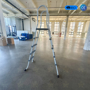 Escalera Resistente para Piscina, Escalón de Seguridad Estable para Piscina, para Uso en Piscinas Exteriores, Jacuzzi, Piscina Inflable, Onsen, Jardín - Product Image 3