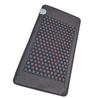 Matelas chauffant en tourmaline, lit de massage électrique pour le corps, ions négatifs, contrôle de la température 30-70°C pour une relaxation corporelle complète