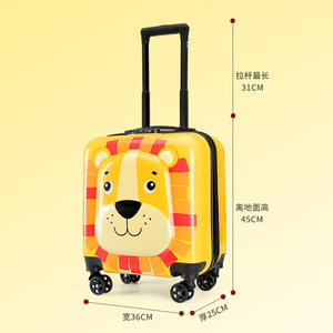 <span class=keywords><strong>Maleta</strong></span> <span class=keywords><strong>Infantil</strong></span> con Ruedas y Diseño Retro Personalizable con Logotipo, <span class=keywords><strong>Maleta</strong></span> de Viaje para Niños con Scooter, Venta al por Mayor - Product Image 4