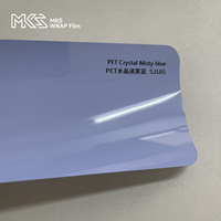 Film de protection de peinture pour voiture auto-réparateur de haute qualité, vinyle effet cristal bleu brume changeant de couleur, protection intégrale anti-rayures, anti-UV 99%