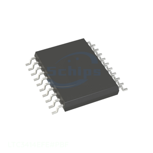 Circuit intégré régulateur Buck réglable 4A 20TSSOP (0,173 pouces, 4,40 mm de largeur) avec borne exposée, distributeur agréé LTC3414EFE # Gestion de l'alimentation PBF (P - Product Image 1