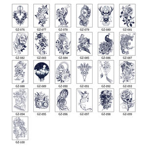 यथार्थवादी फूल आर्म टैटू स्टिकर, हर्बल जूस डिजाइन, वाटरप्रूफ, लंबे समय तक चलने वाले, अर्ध-स्थायी, अर्ध-स्थायी - Product Image 5