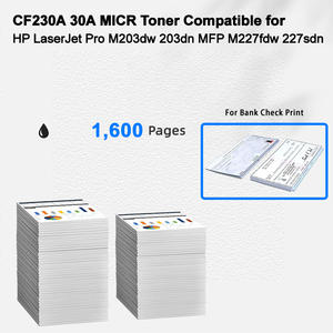 ตลับหมึก MICR เข้ากันได้กับ30A CF230A <span class=keywords><strong>HP</strong></span> สำหรับ <span class=keywords><strong>HP</strong></span> <span class=keywords><strong>LaserJet</strong></span> <span class=keywords><strong>Pro</strong></span> M203dw 203dn <span class=keywords><strong>MFP</strong></span> <span class=keywords><strong>M227fdw</strong></span> 227sdn สำหรับการพิมพ์เช็คธนาคาร - Product Image 2