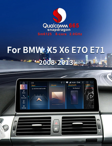12.3 ''android14 qualcomm665 qcm6125 đài phát thanh xe cho BMW X5 E70 X6 E71 CIC CCC 1920*720 IPS video DSP Carplay BT 4 gam wifi màn hình - Product Image 3