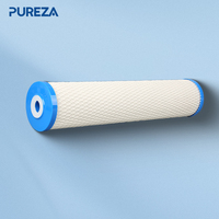 Cartucho de Filtro de Agua de Bloque de Carbón CTO PUREZA Z106 de 20x4.5 Pulgadas para Purificación de Agua en Toda la Casa