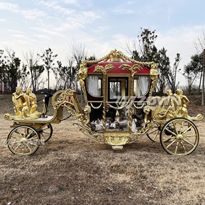 Carruaje Eléctrico Real de Lujo Motorizado para Bodas, Turismo y Entretenimiento, Personalizable, 60V 80A, Ruedas Sólidas - Product Image 5