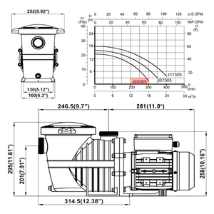 <span class=keywords><strong>Pompe</strong></span> souterraine européenne haute pression JADE 1.0hp OEM monophasée 50Hz - Product Image 6