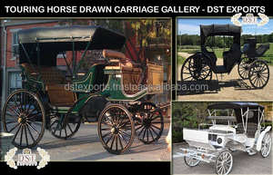 DST EXPORTS Fabricant Américain de Chariots à Chevaux Touristiques – Luxe, Métal Noirâtre et Bois, Légers, pour Décoration d'Événements – En Promotion - Product Image 4