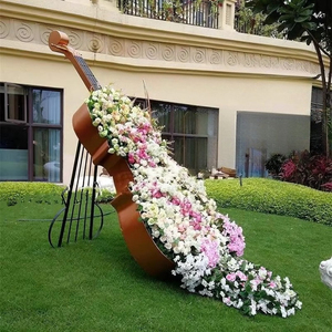 Sculpture de <span class=keywords><strong>violoncelle</strong></span> en bronze <span class=keywords><strong>antique</strong></span> à motif animalier, en résine faite à la main, pour l'art floral musical, l'extérieur, le jardin, l'affichage commercial, style ancien - Product Image 1