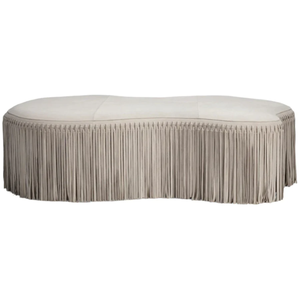 Hallie Coffee <b>Table</b> Laid-back boho style gets an elegant makeover in our Hallie, a round coffee <b>table</b> <b>covered</b> from top to bottom - Product Image 4
