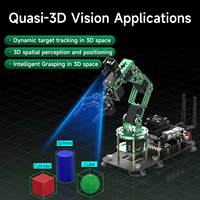 Yahboom AI DOFBOT, Modelo Grande con Brazo Robótico 6DOF, Compatible con Programación en Python y Kit de Aprendizaje de Reconocimiento Facial
