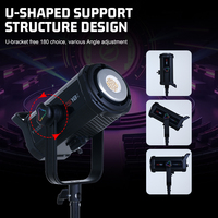 ZSYB Y1000R Nouveau produit 2700K-6500K Lumière vidéo LED professionnelle 200-240V RGB Éclairage audio vidéo Lumières de caméra