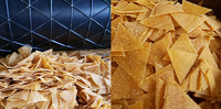 Ligne de production de chips Doritos 200 kg/h, machine à fabriquer des tortillas et des nachos, équipement de fabrication de snacks frits à base de farine de maïs, meilleur prix