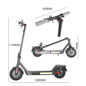 สกู๊ตเตอร์ไฟฟ้า MK084 ยางรังผึ้งขนาด 10 นิ้ว มอเตอร์ 350W พับได้ สำหรับการเดินทางในเมือง - Product Image 3