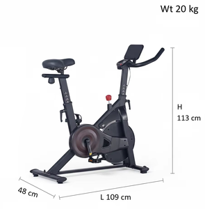 Vélo <span class=keywords><strong>d</strong></span>'exercice magnétique en acier personnalisé avec transmission silencieuse et écran LCD pour équipement de fitness à domicile - Product Image 6
