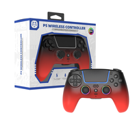 Manette de jeu sans fil RGB avec joystick à vibration et capteur de mouvement Hall pour PS5, dotée d'un bouton arrière