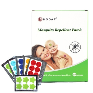 Patchs Répulsifs Moustiques Longue Durée à l'Huile Végétale Naturelle, Autocollants Animaux Mignons pour Enfants, Sûrs pour l'Extérieur, Certifiés CE, Service OEM - Product Image 1