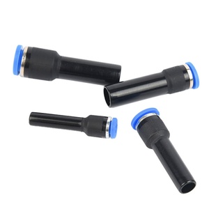 PGJ One Touch Push in <b>Quick</b> Coupling Hose Straight Air Pneumatic Tube Fittings Tube <b>Connector</b> Series Plastic Male Round Casting - Product Image 3