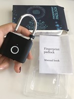 Serrure intelligente à empreintes digitales de qualité supérieure, fonctionnalités de sécurité avancées, installation facile, rechargeable, armoires, tiroirs à bagages, polyvalente