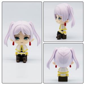 4 PIEZAS/SET Q VER. Figura de Frieren: Más Allá del Final del Viaje, Figura de Manga de Fern, Estatuas, Caja Sorpresa de Gachapon, Figura de Anime de PVC, Juguetes - Product Image 5