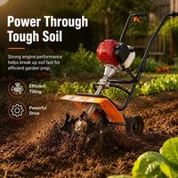 Mini-motoculteur portatif pour jardin, équipement agricole manuel, accessoire désherbeur et cultivateur