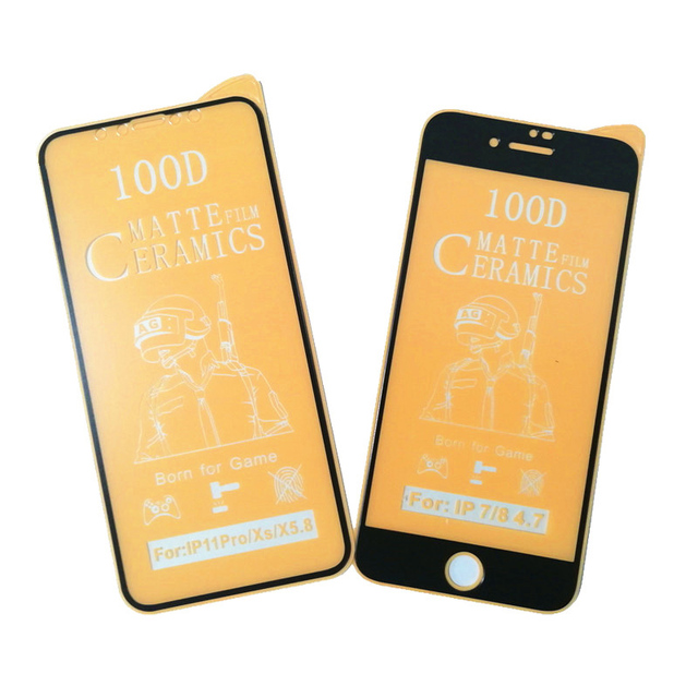 Factory 100D Matte Shockproof Ceramic Anti Broken  Ceramics Film Ceramics Screen Protector for iphone Se 15 14