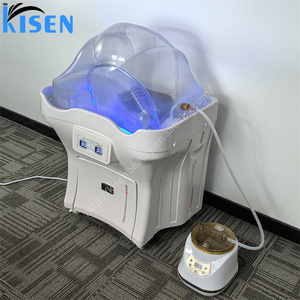 Kisen Top Design Head Spa <span class=keywords><strong>Pro</strong></span> Bassin de shampooing non classé Lavage des cheveux portable <span class=keywords><strong>Bac</strong></span> sans tuyau avec 2 réservoirs et chauffe-eau - Product Image 2