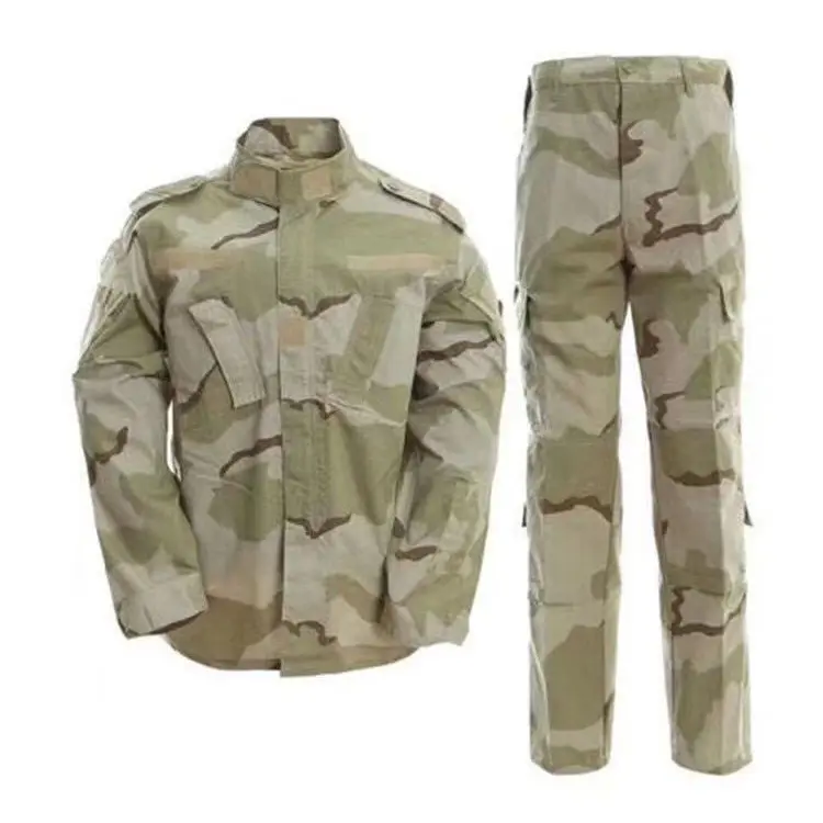Factory Ripstop ACU Uniform Tactical Combat Clothing Olive Drab Security Guard Uniform Suit