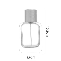 Flacon vaporisateur de parfum à base épaisse personnalisé Offre Spéciale 30ml 50ml flacon de parfum en verre vide transparent lourd avec pompe de pulvérisation
