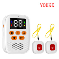 Système d'appel intelligent portable CF406, bracelets pour personnes âgées, bouton SOS, alarme d'appel d'infirmière d'urgence, systèmes d'alarme WiFi 10m