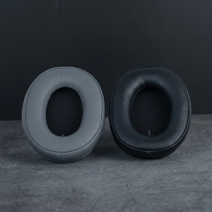 For Audio-Technica ATH-SR9 DSR9BT SR9 Earpads Ear Pads Ear Cushions Premium Black <b>Protein</b> Leather Headphone Covers Kit - Product Image 5