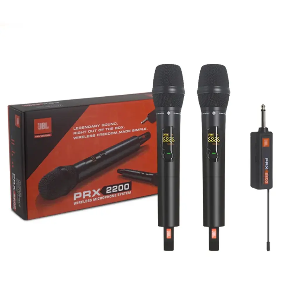 PRX2200 Portable Handheld UHF Microphone Recording 72ch dualchannel Wireless Microphone For Stage Performance