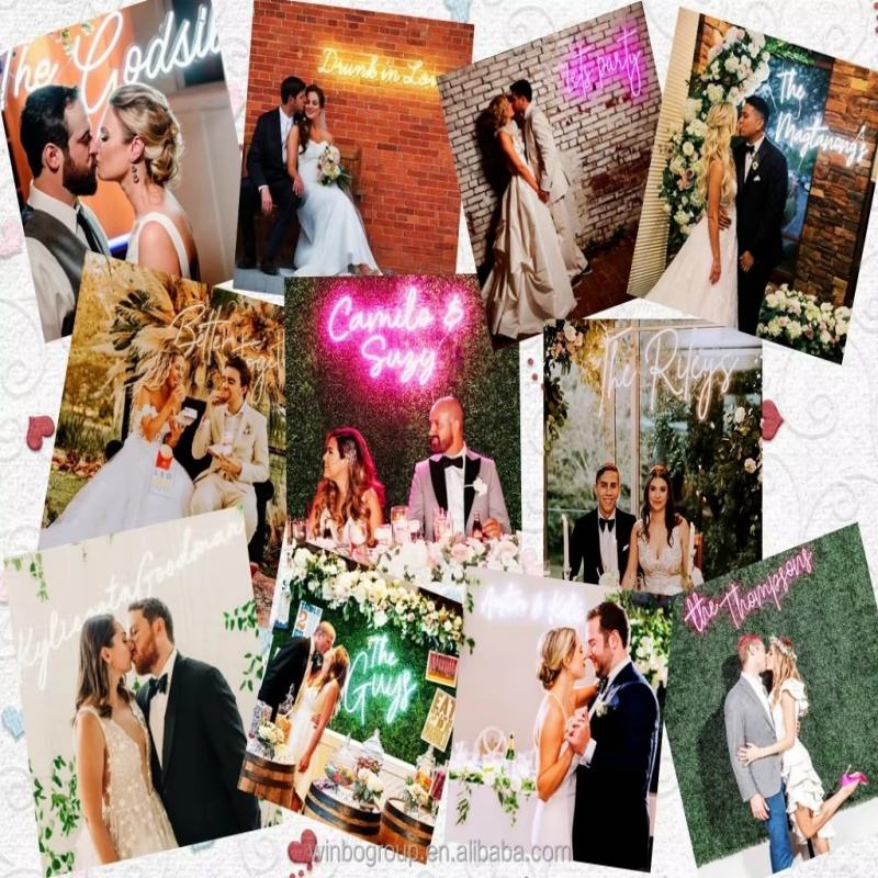 Custom Neon Signs Personalized Dimmable LED RGB Neon Lights Signs for Wall Decor Bedroom Wedding Birthday Bar Company Logo Name