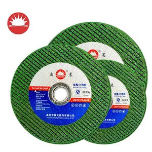 Disco Abrasivo per Smerigliatrice Angolare YuChen Super Sottile 107x1.2x16mm in Allumina, Alta Efficienza, Verde/Nero, per Metallo - Product Image 1
