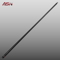 ASN W-QJ-02 T1100 Fût de queue de billard en fibre de carbone, joint radial, 350 mm, segment parallèle, équipement de billard professionnel à faible déviation