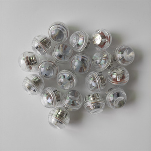 2.4cm impermeabile LED vibrazione luce rotonda rossa blu lampeggiante palla colorata giocattolo di plastica accessorio per <span class=keywords><strong>Halloween</strong></span> - Product Image 3