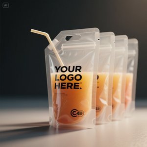 Bolsa Personalizable con Asa para Almacenamiento y Empaque de Jugo, Agua Mineral, Alimento para Mascotas, Líquidos y Gelatina, con Cierre Superior y Base Sostenible - Product Image 6